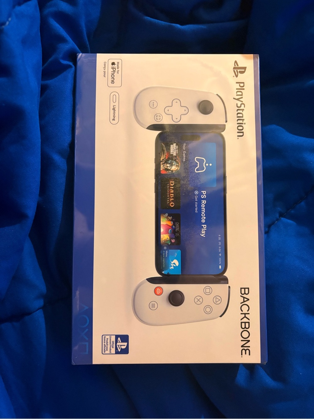 Sony Backbone Mobile Gaming Controller in White